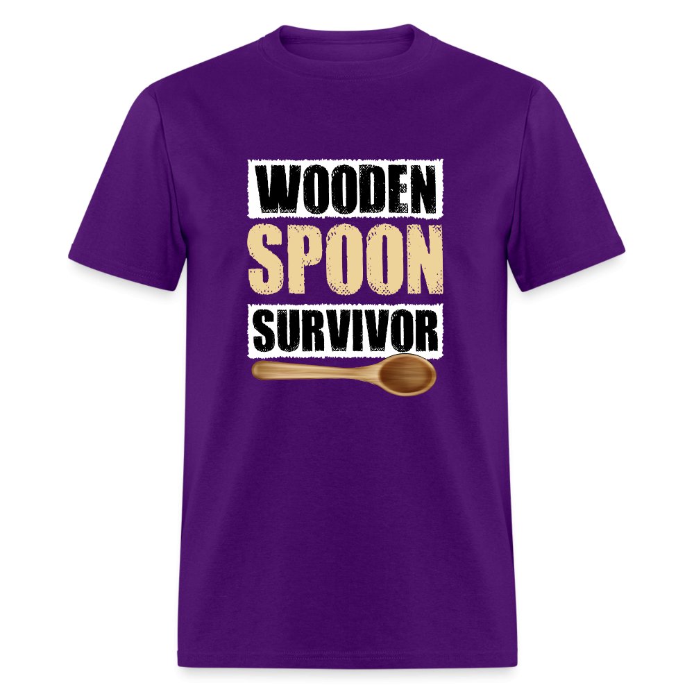 Wooden Spoon Survivor T-Shirt - heather black