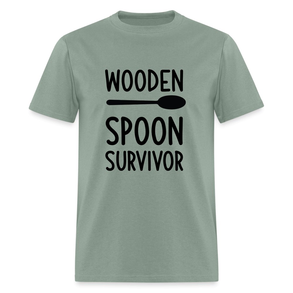 Wooden Spoon Survivor T-Shirt - khaki