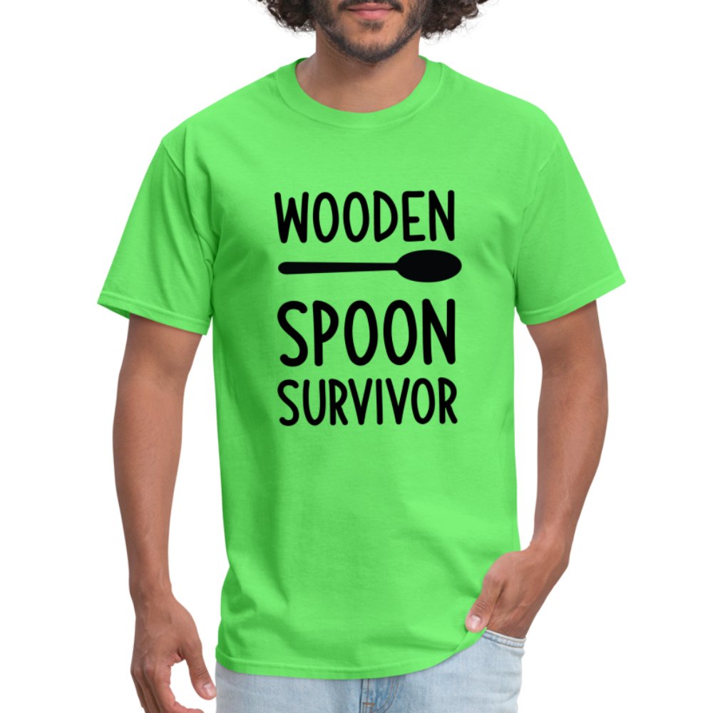 Wooden Spoon Survivor T-Shirt - kiwi