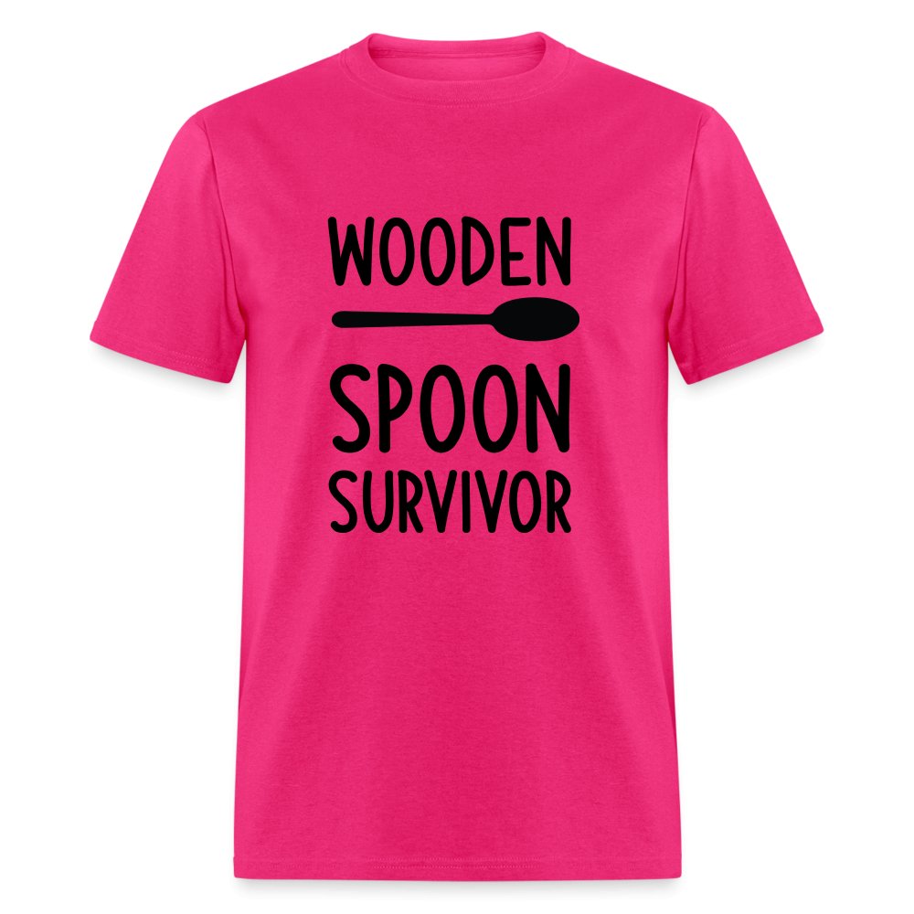 Wooden Spoon Survivor T-Shirt - pink