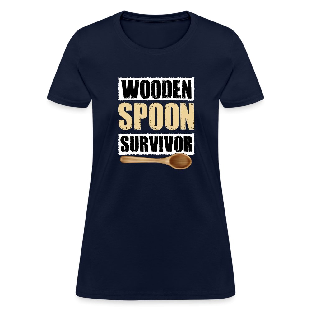 Wooden Spoon Survivor Women's T-Shirt - navy