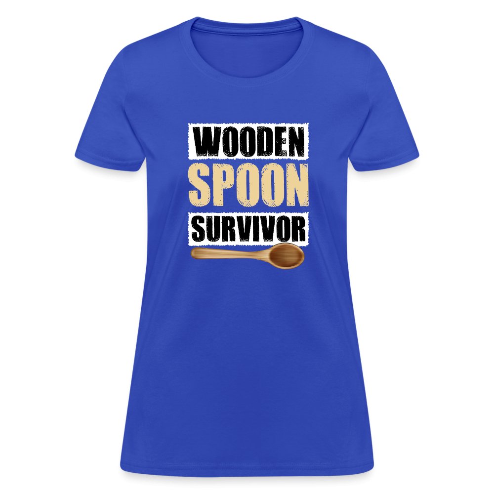 Wooden Spoon Survivor Women's T-Shirt - royal blue