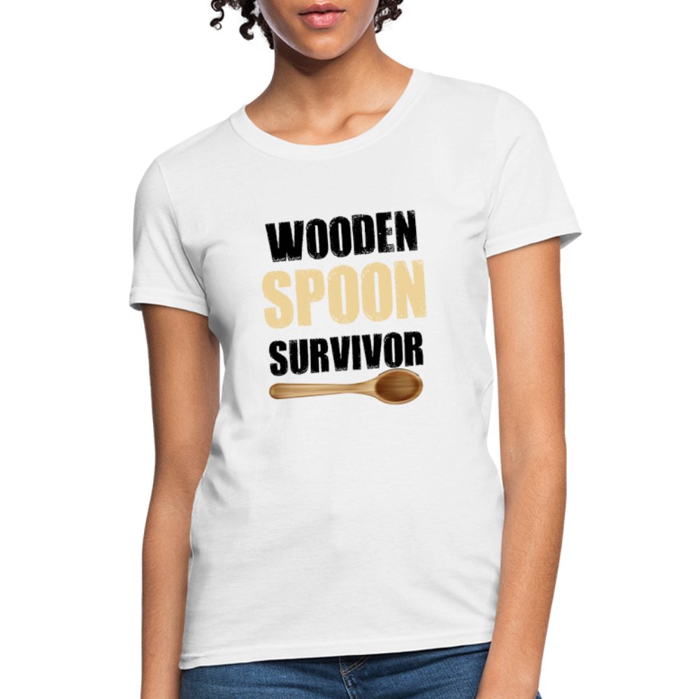 Wooden Spoon Survivor Women's T-Shirt - white