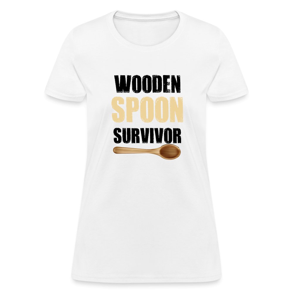 Wooden Spoon Survivor Women's T-Shirt - white